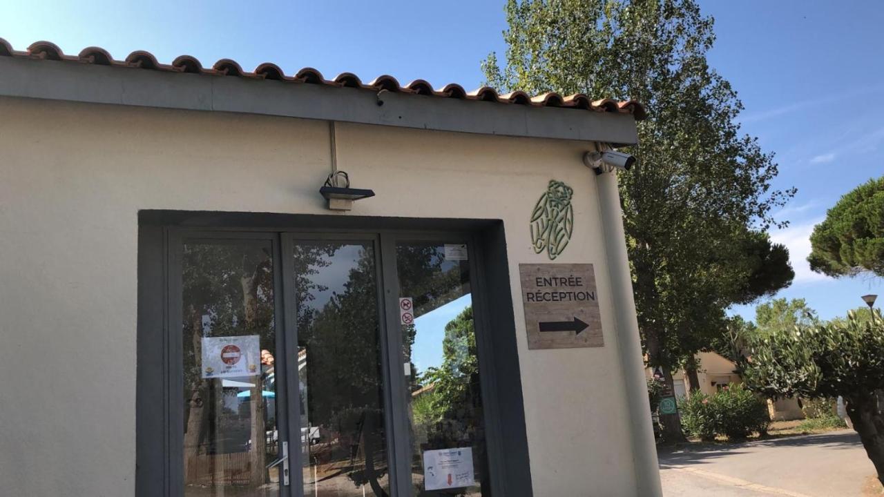 Camping L'Occitan Vias Eksteriør bilde